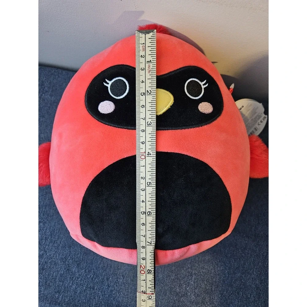 Squishmallow Squishville Fries Cazlan The‎ Red Cardinal Bird Plush - 7